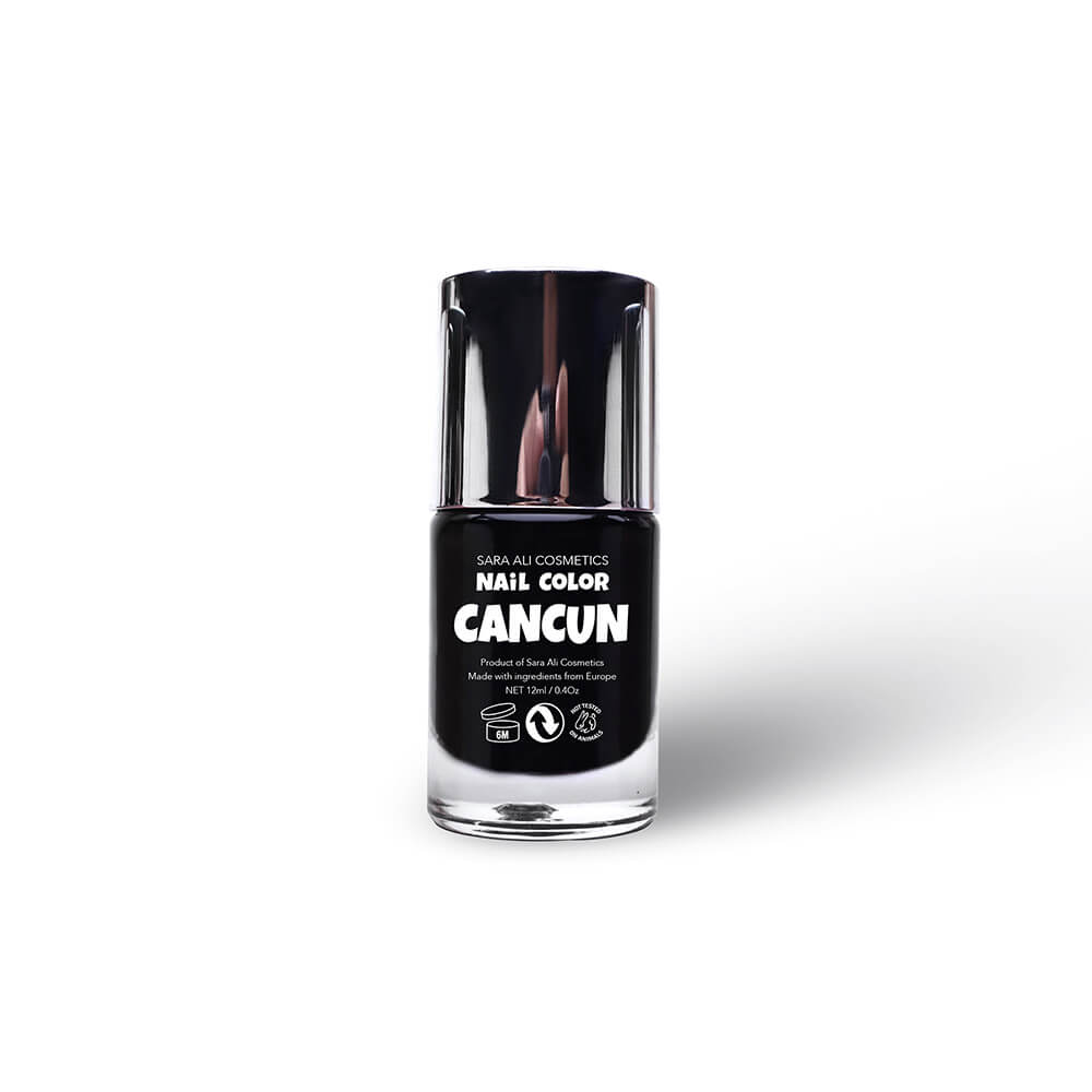 CANCUN - Monochrome Black Nail Color