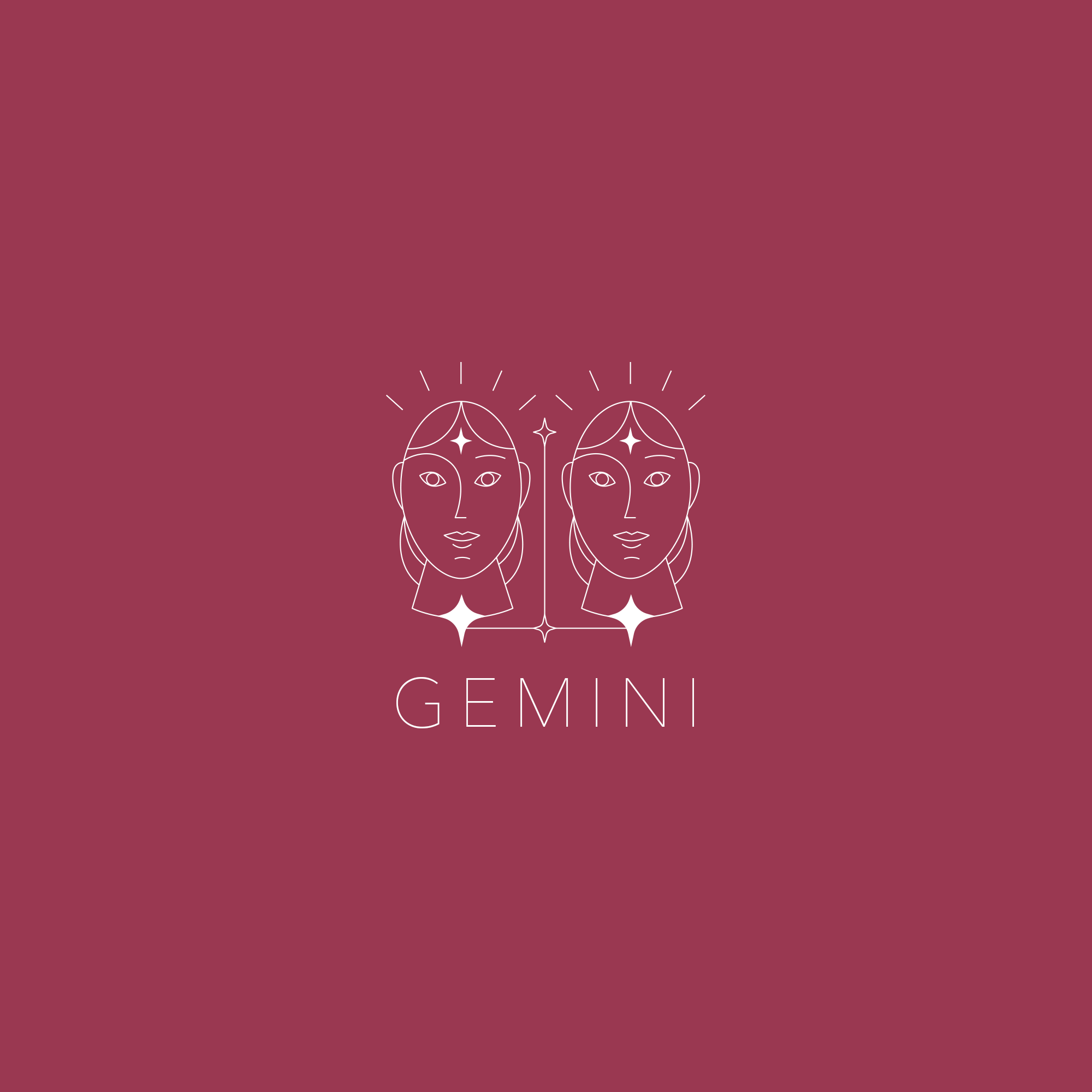 GEMINI - Chestnut Rose