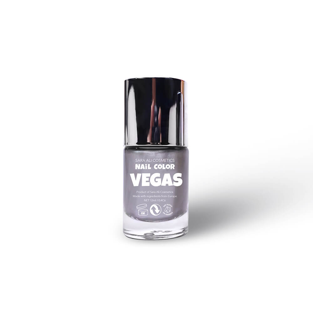 VEGAS - Metallic Silver Nail Color