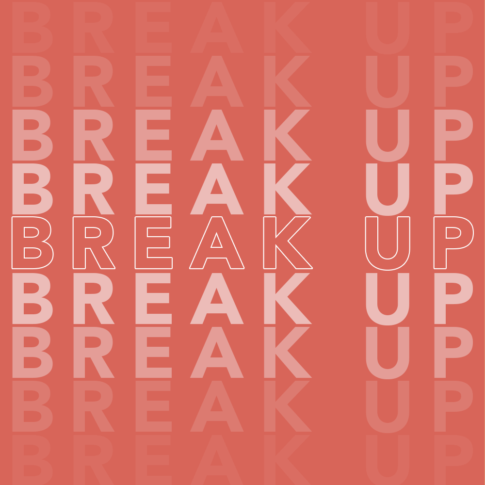 BREAK UP - Warm Light-Medium Coral Bullet Lipstick